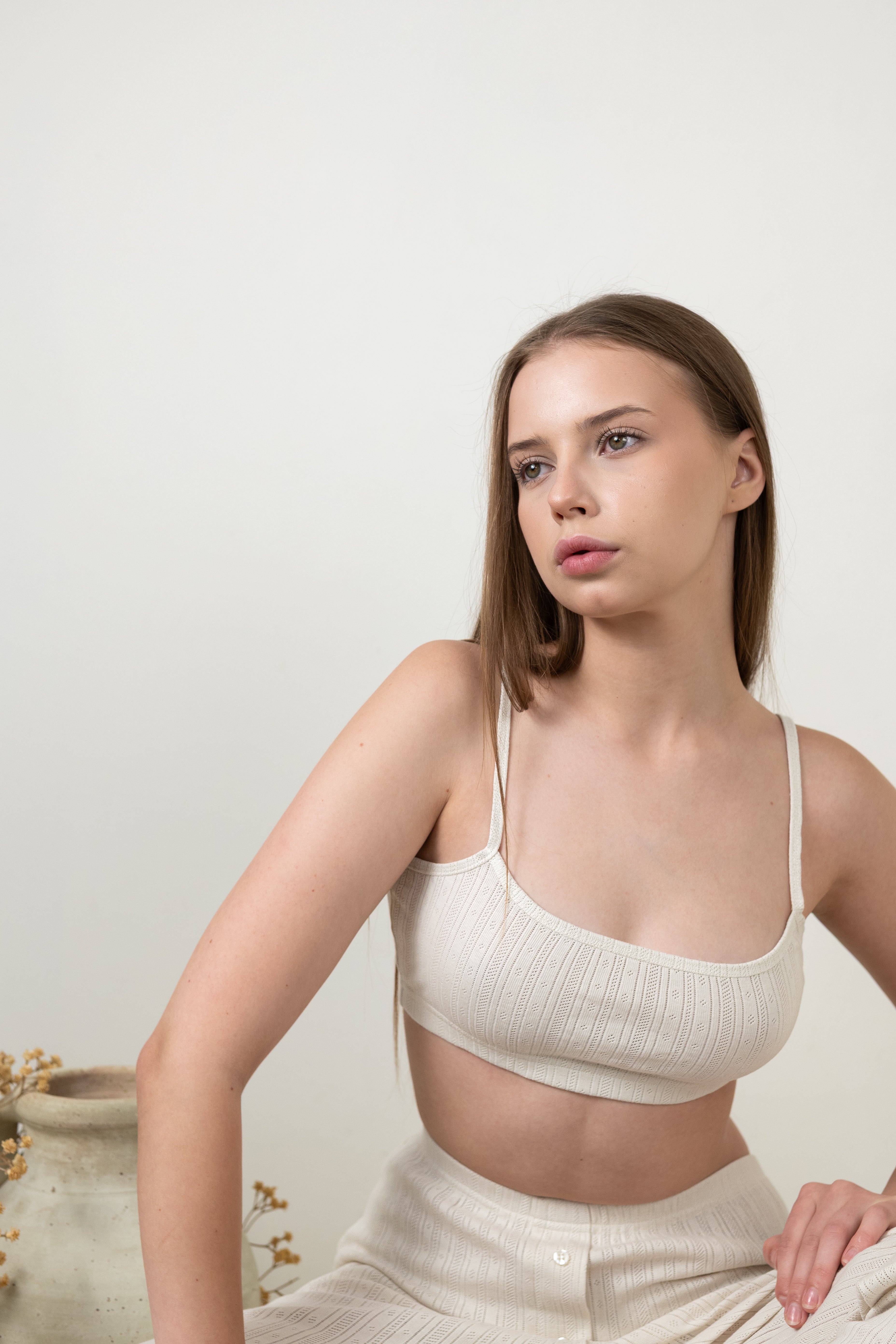 Almond Haze Top