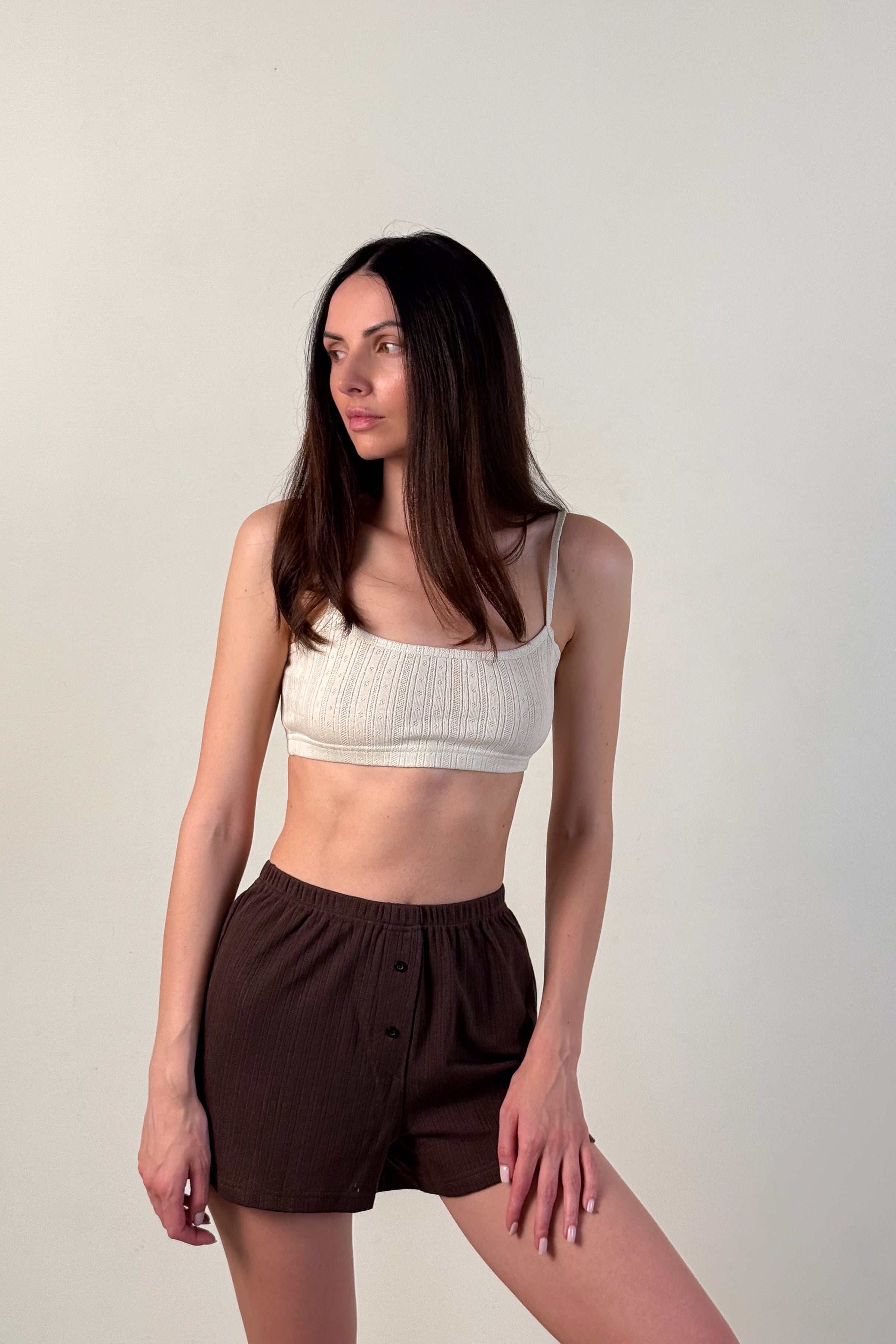 Almond Haze Top